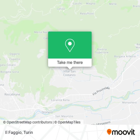 Il Faggio map