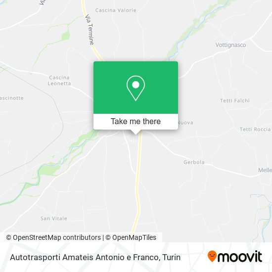 Autotrasporti Amateis Antonio e Franco map