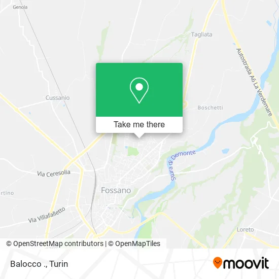 Balocco map
