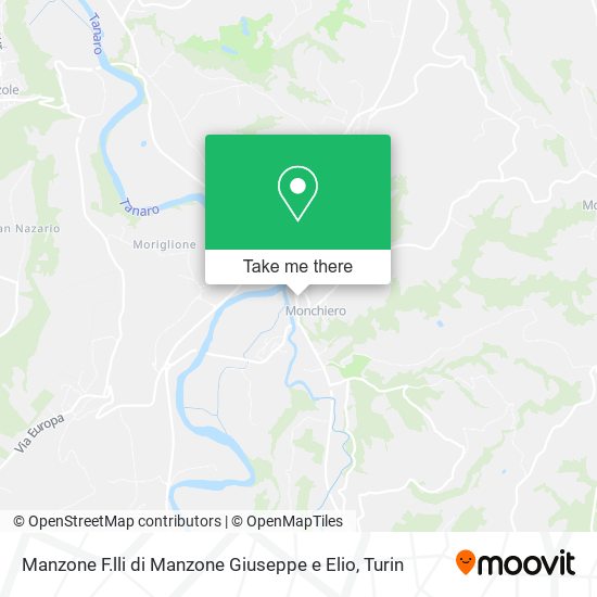 Manzone F.lli di Manzone Giuseppe e Elio map