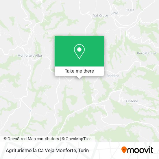 Agriturismo la Cà Veja Monforte map