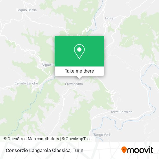 Consorzio Langarola Classica map