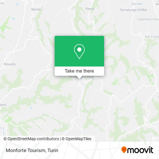 Monforte Tourism map