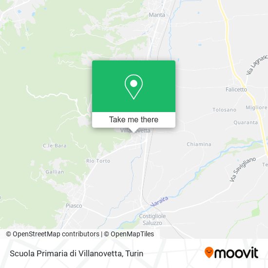 Scuola Primaria di Villanovetta map