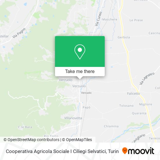 Cooperativa Agricola Sociale I Ciliegi Selvatici map