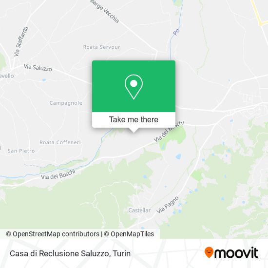 Casa di Reclusione Saluzzo map