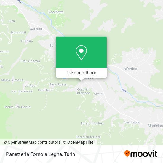 Panetteria Forno a Legna map