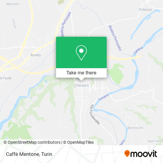 Caffè Mentone map