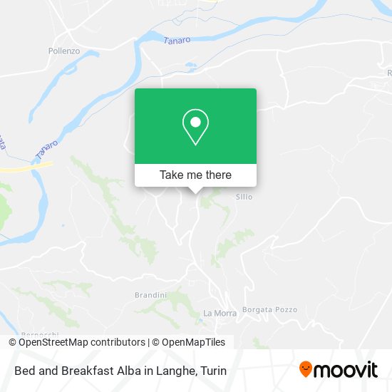 Bed and Breakfast Alba in Langhe map