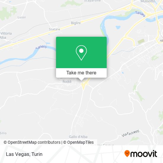 Las Vegas map