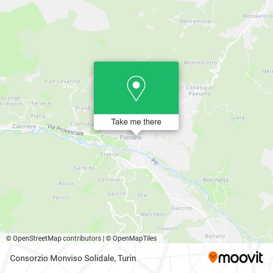 Consorzio Monviso Solidale map