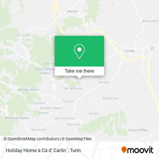Holiday Home à Cá d' Carlin ' map