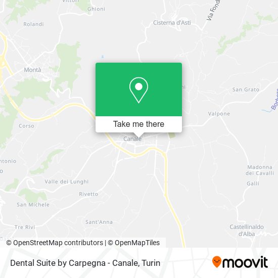 Dental Suite by Carpegna - Canale map