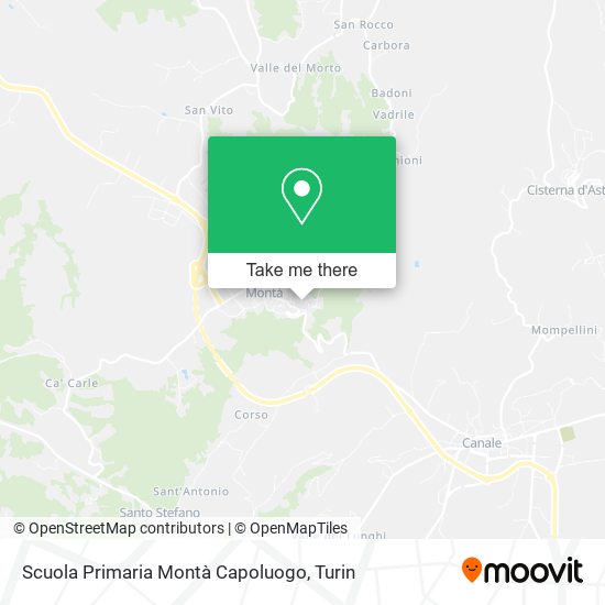 Scuola Primaria Montà Capoluogo map