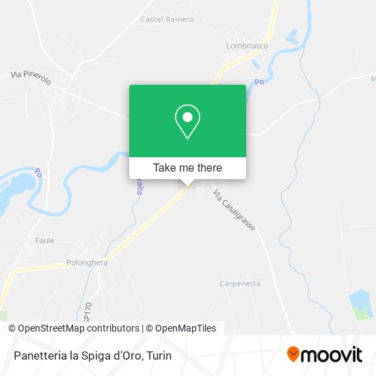 Panetteria la Spiga d'Oro map