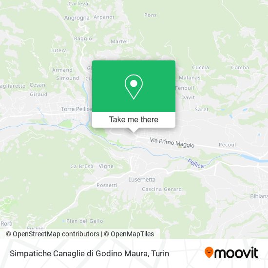 Simpatiche Canaglie di Godino Maura map
