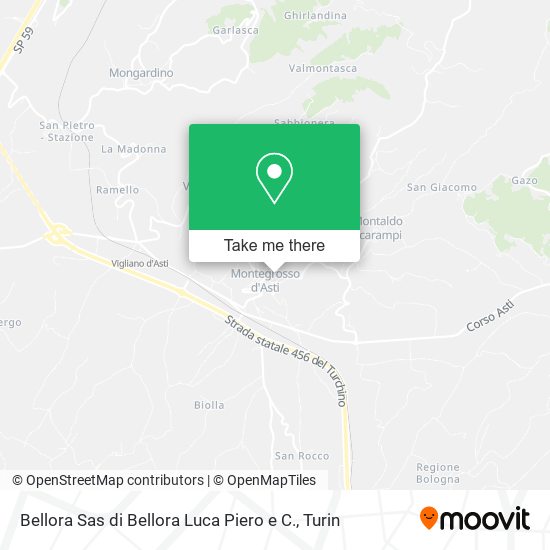 Bellora Sas di Bellora Luca Piero e C. map