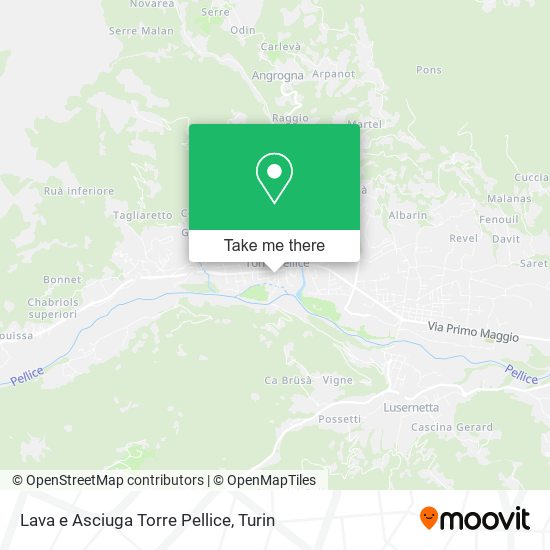 Lava e Asciuga Torre Pellice map