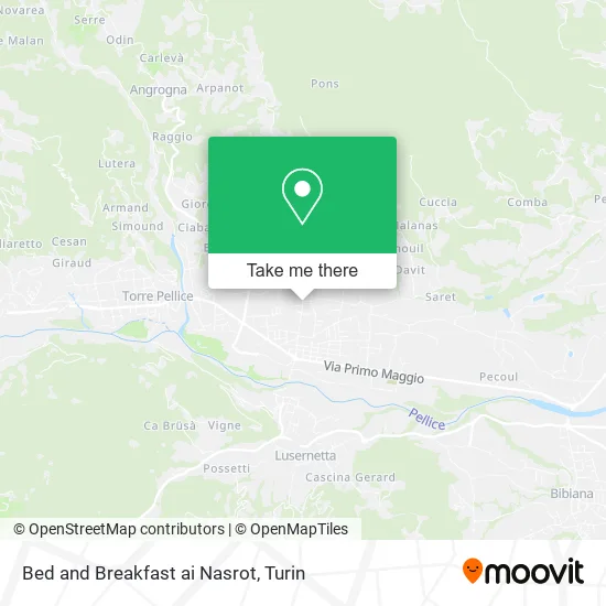 Bed and Breakfast at Nasrot map