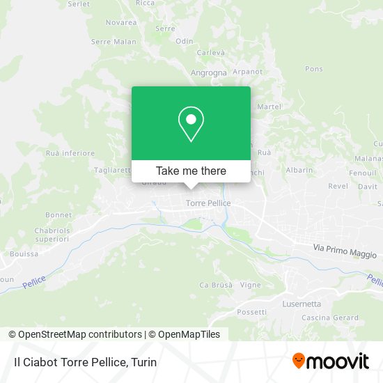 Il Ciabot Torre Pellice map