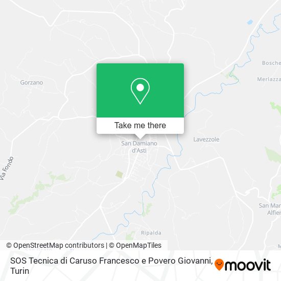 SOS Tecnica di Caruso Francesco e Povero Giovanni map