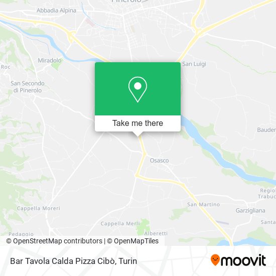 Bar Tavola Calda Pizza Cibò map