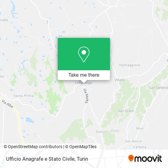 Ufficio Anagrafe e Stato Civile map