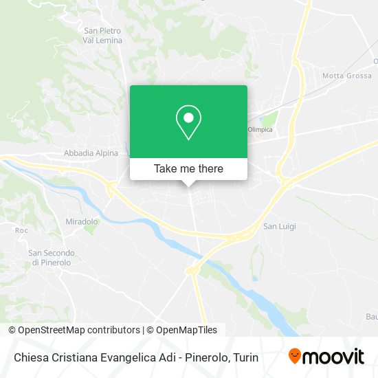 Chiesa Cristiana Evangelica Adi - Pinerolo map