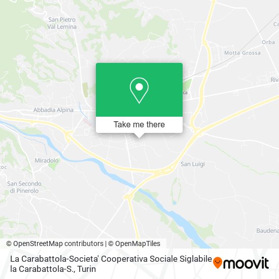 La Carabattola-Societa' Cooperativa Sociale Siglabile la Carabattola-S. map