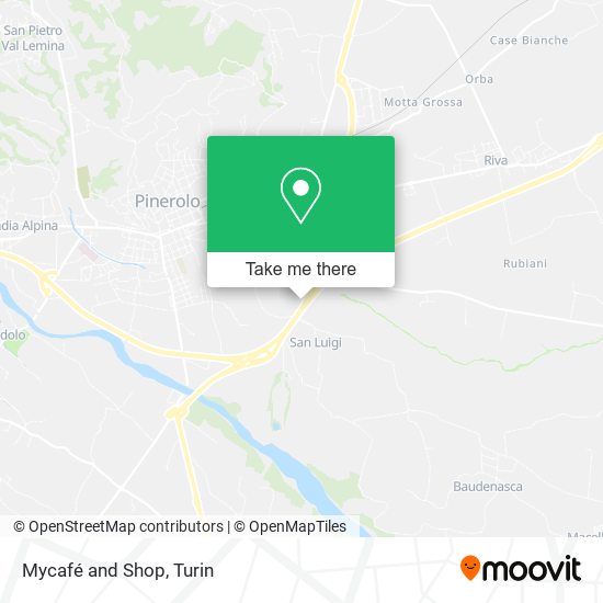 Mycafé and Shop map