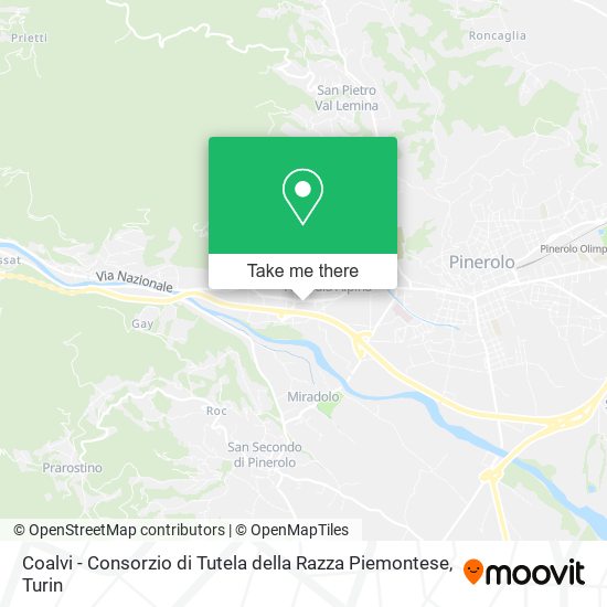 Coalvi - Consorzio di Tutela della Razza Piemontese map
