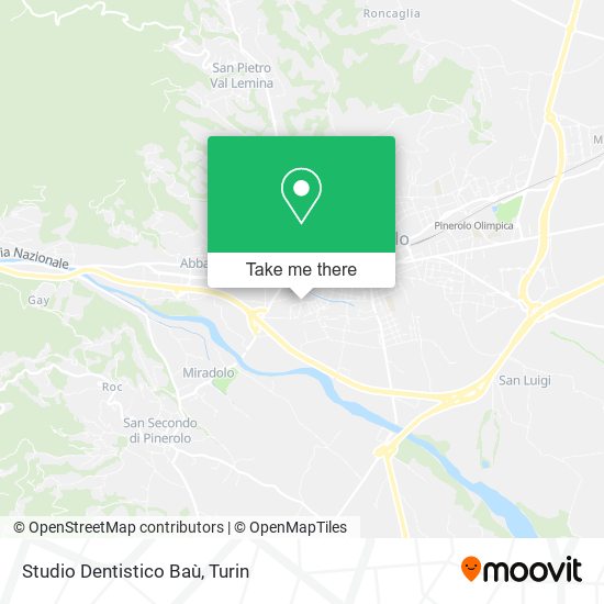 Studio Dentistico Baù map