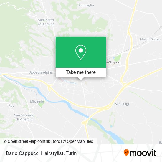 Dario Cappucci Hairstylist map