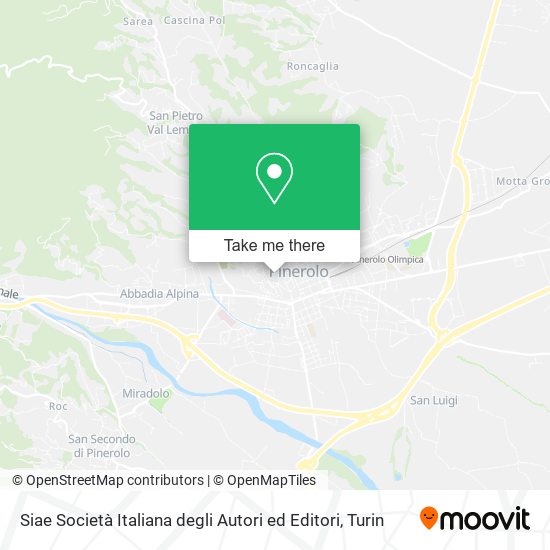 Siae Società Italiana degli Autori ed Editori map
