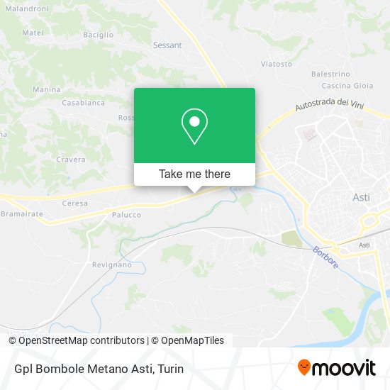 Gpl Bombole Metano Asti map