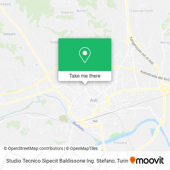 Studio Tecnico Sipecit Baldissone Ing. Stefano map