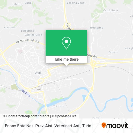 Enpav-Ente Naz. Prev. Aist. Veterinari-Asti map
