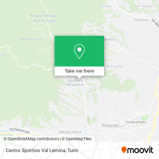 Centro Sportivo Val Lemina map