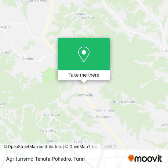 Agriturismo Tenuta Polledro map