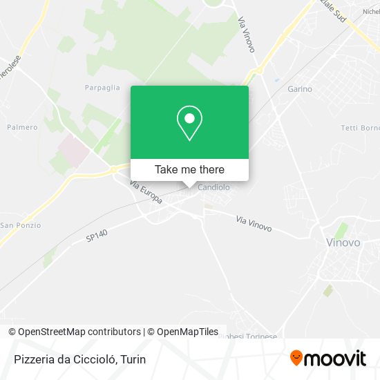 Pizzeria da Ciccioló map