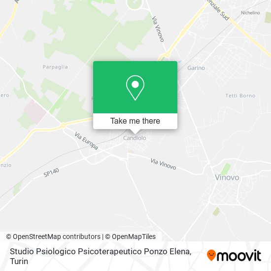 Studio Psiologico Psicoterapeutico Ponzo Elena map