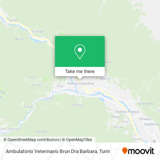 Ambulatorio Veterinario Brun Dra Barbara map