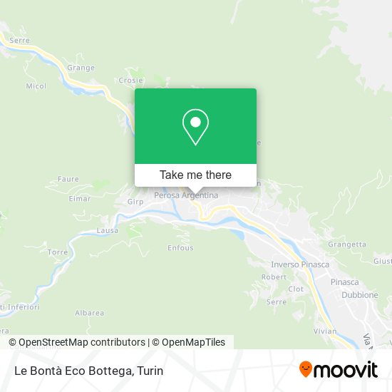 Le Bontà Eco Bottega map
