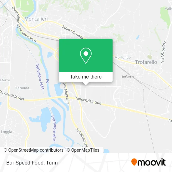 Bar Speed Food map