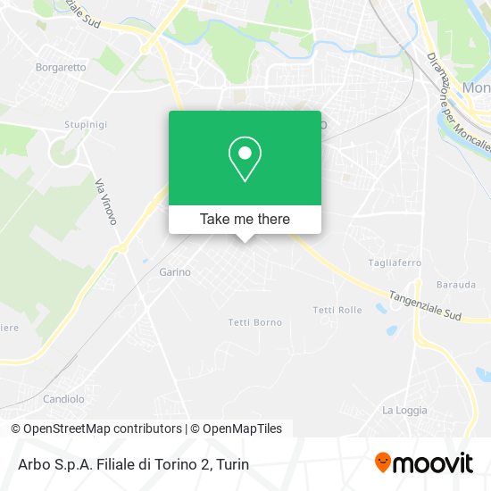 Arbo S.p.A. Filiale di Torino 2 map