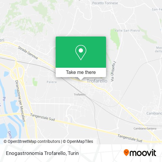 Enogastronomia Trofarello map