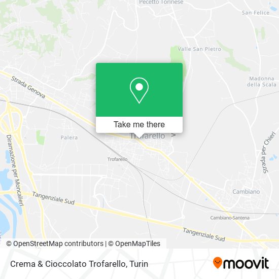 Crema & Cioccolato Trofarello map