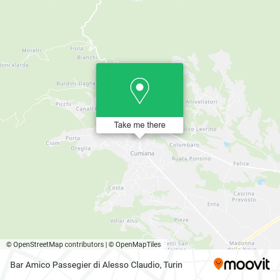 Bar Amico Passegier di Alesso Claudio map