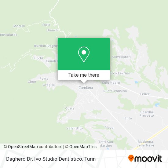 Daghero Dr. Ivo Studio Dentistico map