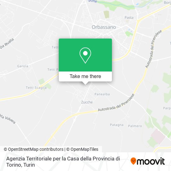 Agenzia Territoriale per la Casa della Provincia di Torino map